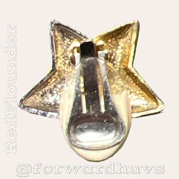 Bundle Sale 3 for $15 | Two-Tone Star Shaped Clip-On Earrings - Picture 7 of 9